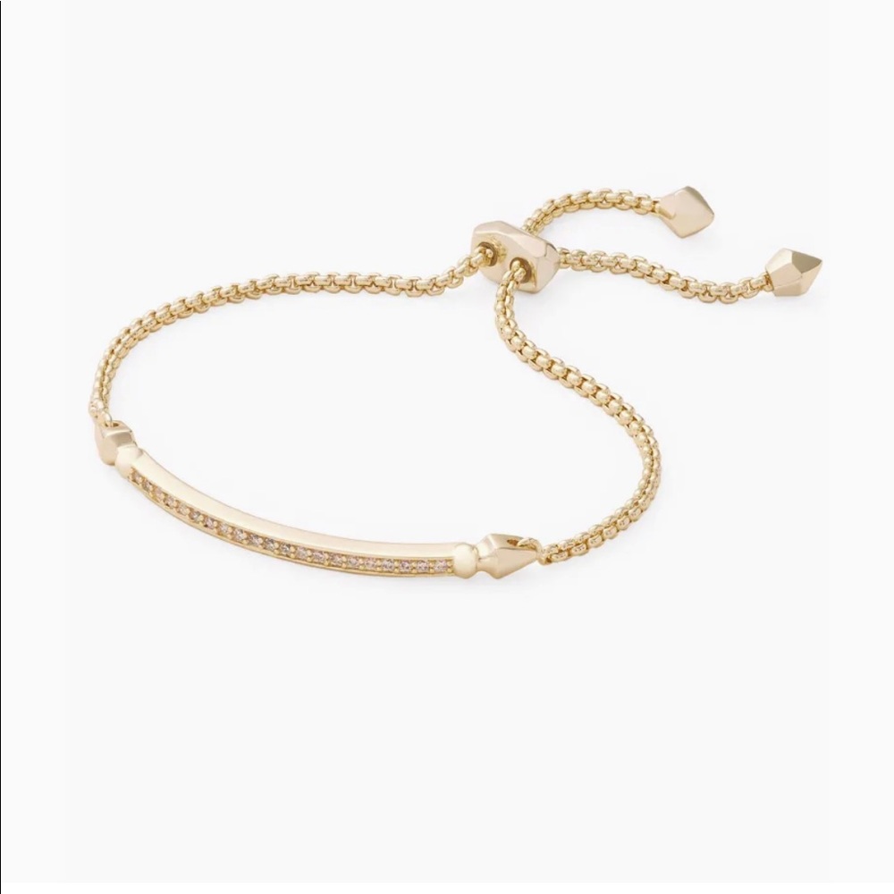 Kendra Scott Ott Adjustable Diamond Chain Bracelet